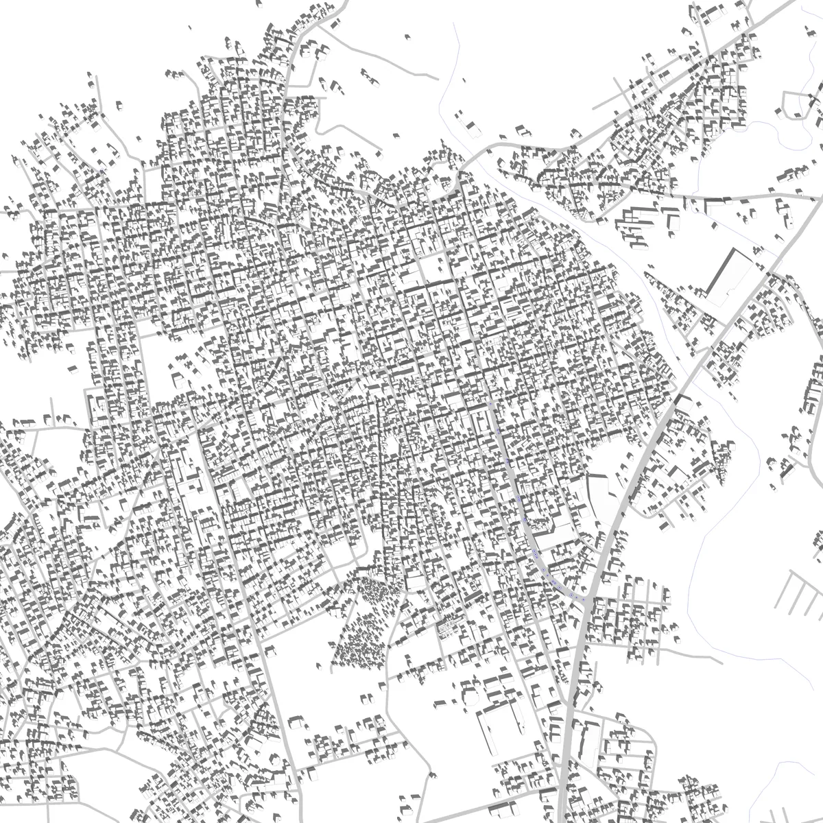 Juticalpa plano de situación (2,5 km)