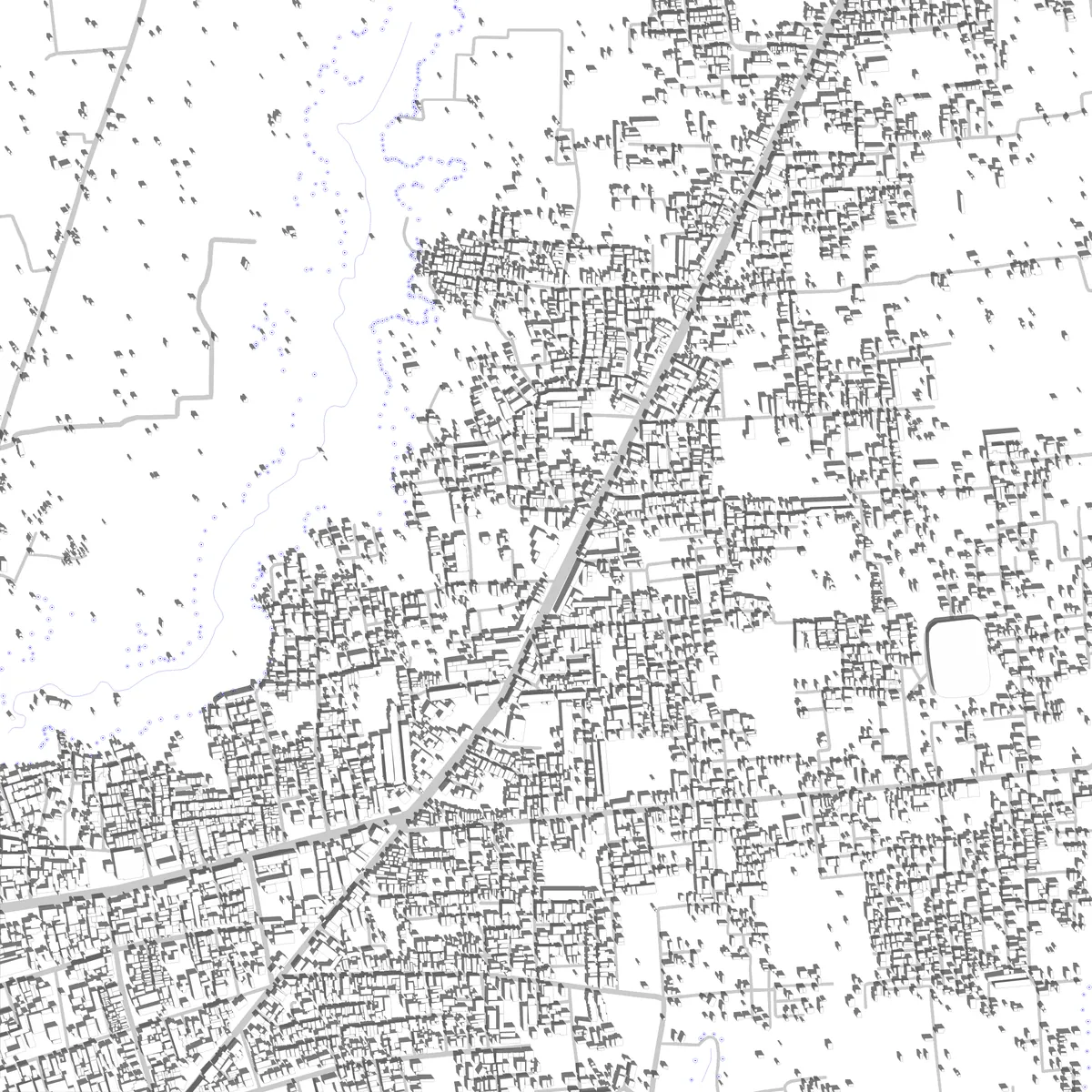Kabanjahe site plan (2.5 km)
