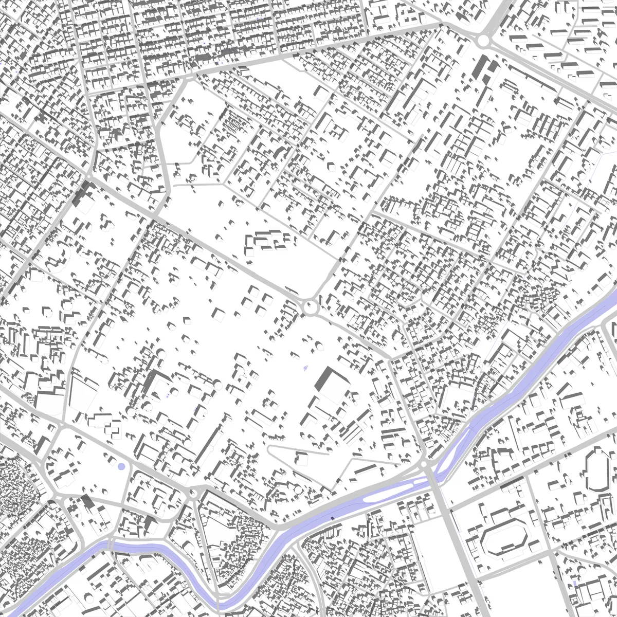 Kabul site plan (2.5 km)