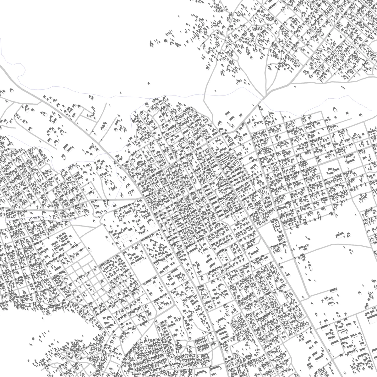 Kadugli Lageplan (2,5 km)
