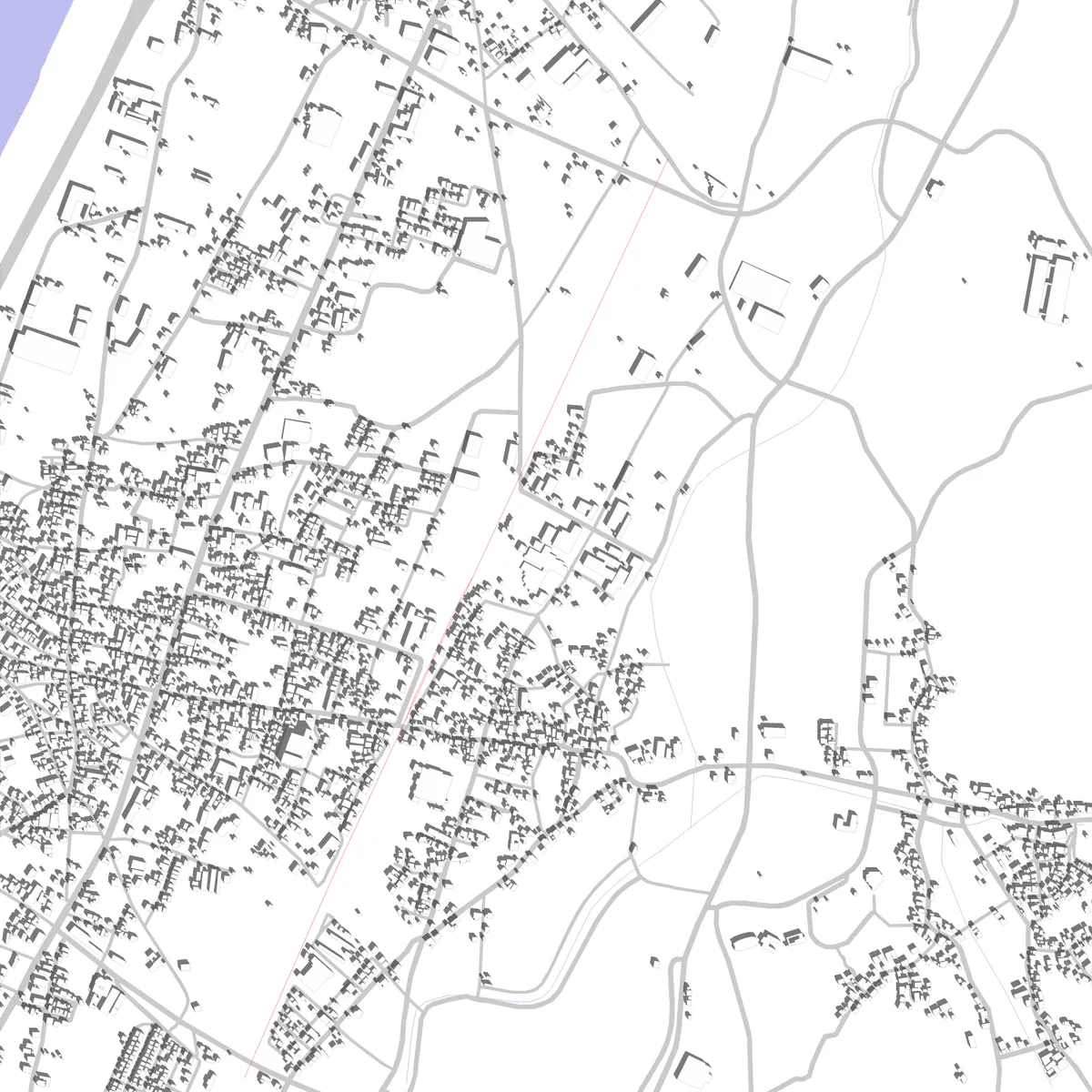 Kahoku Lageplan (2,5 km)