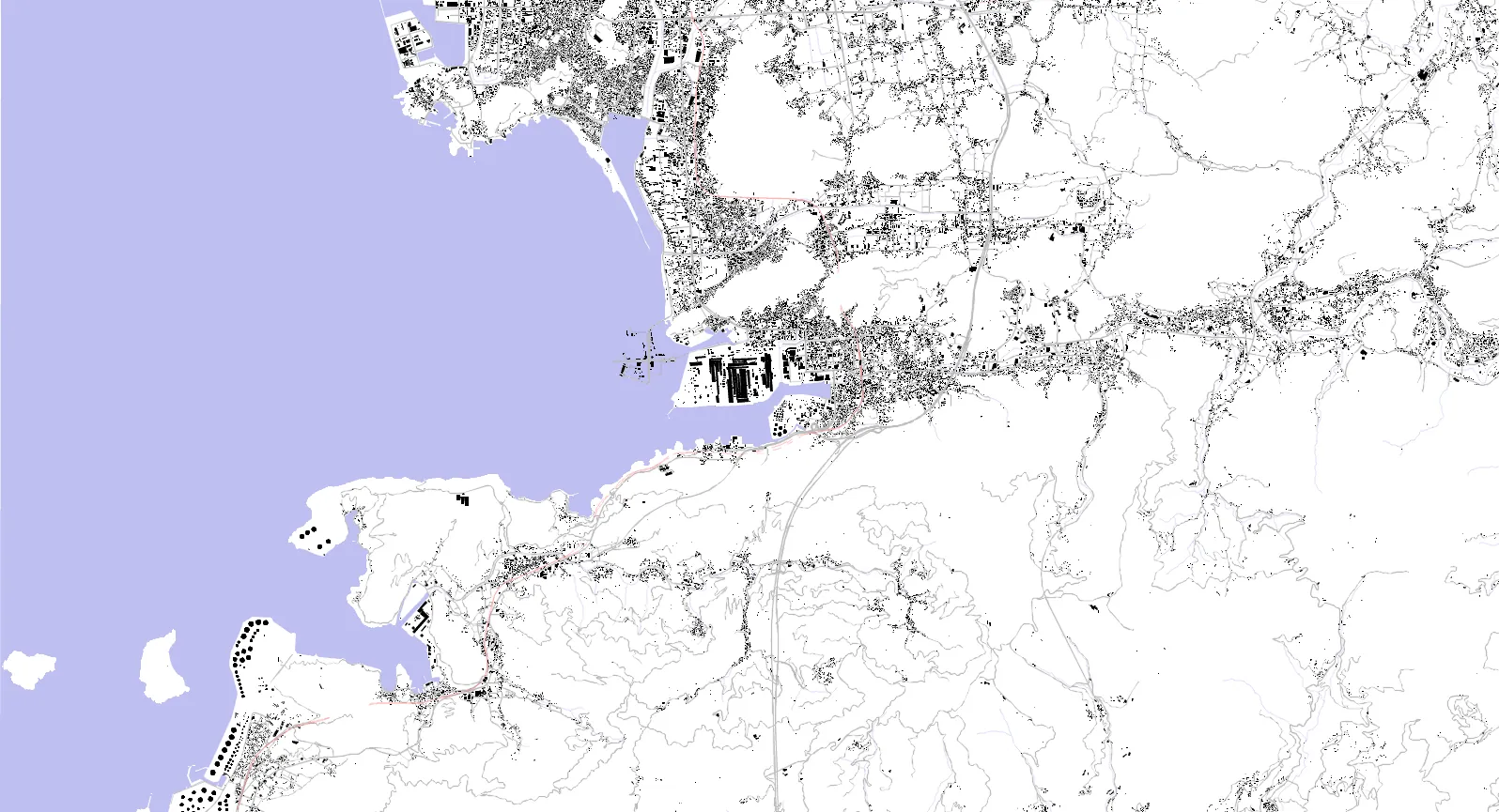 Kainan figure ground plan