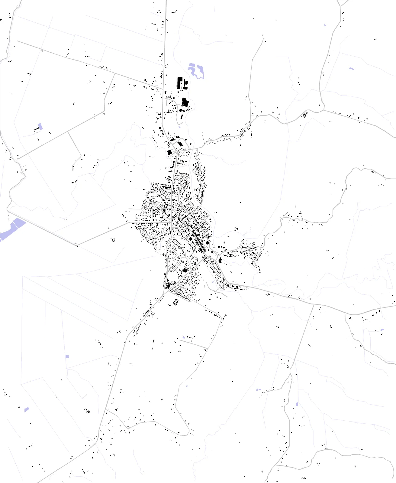 Kaitaia figure ground plan