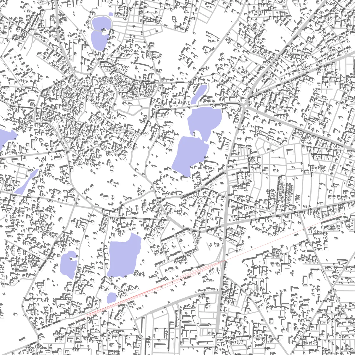 Kaithal Lageplan (2,5 km)
