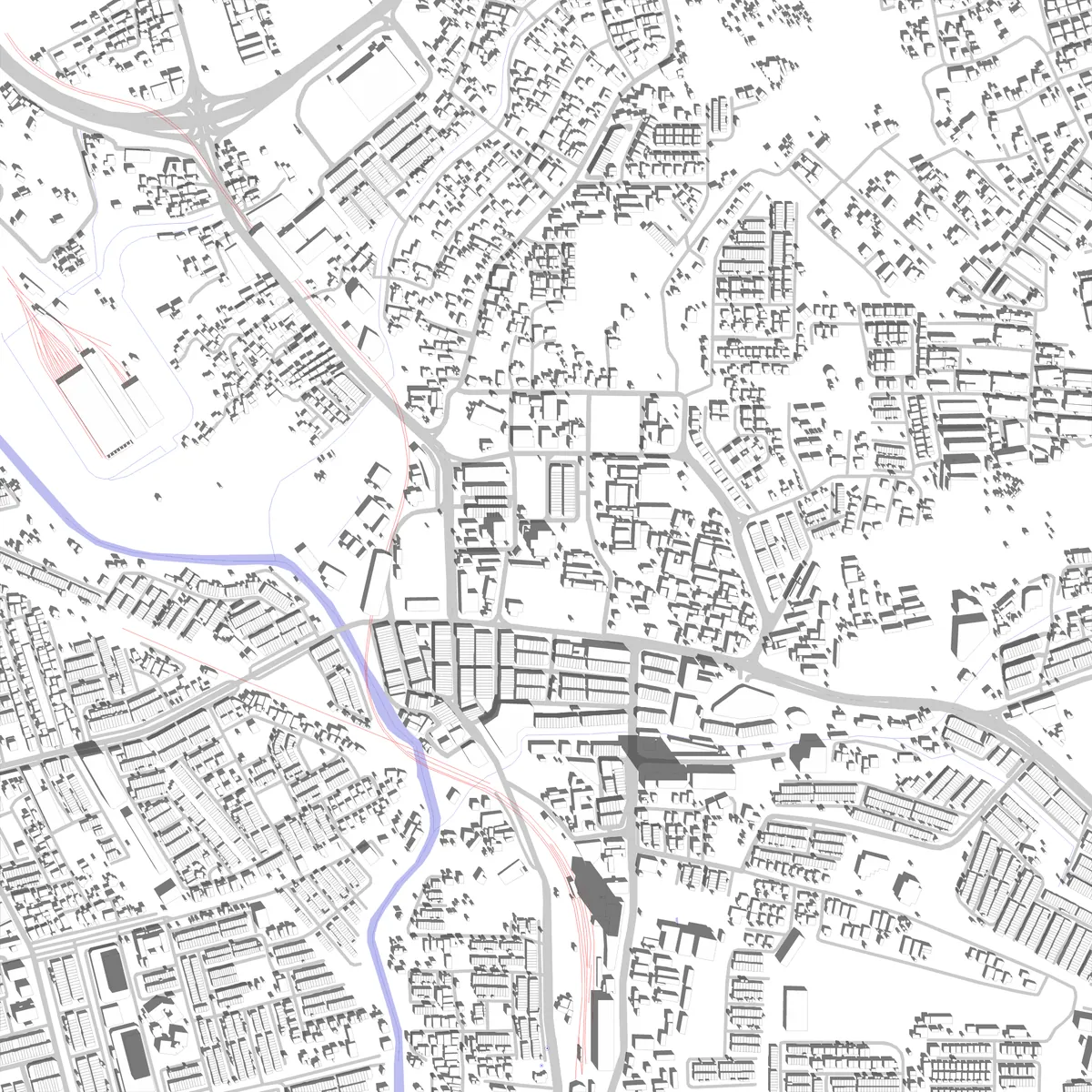 Kajang Lageplan (2,5 km)