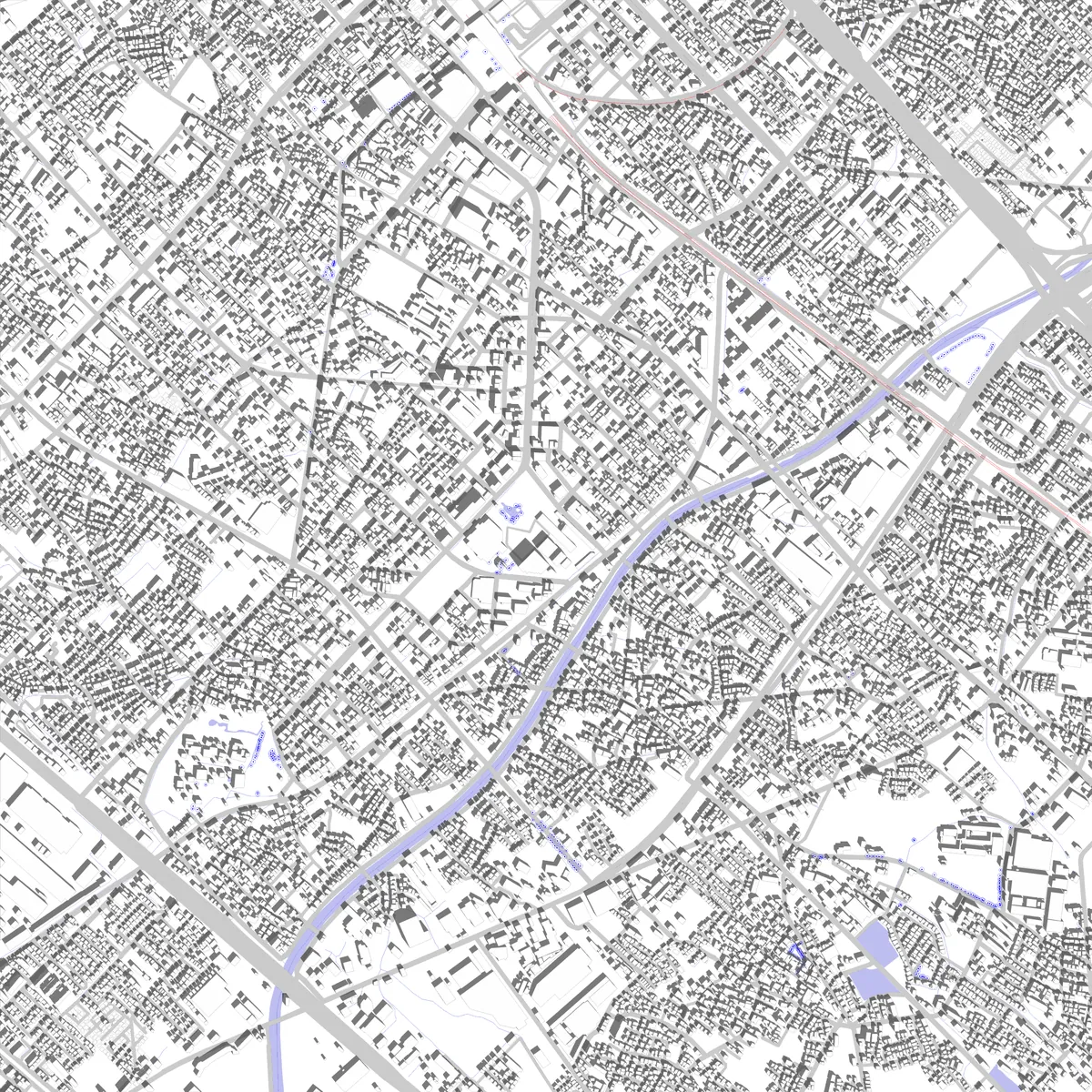 Kakogawa Lageplan (2,5 km)