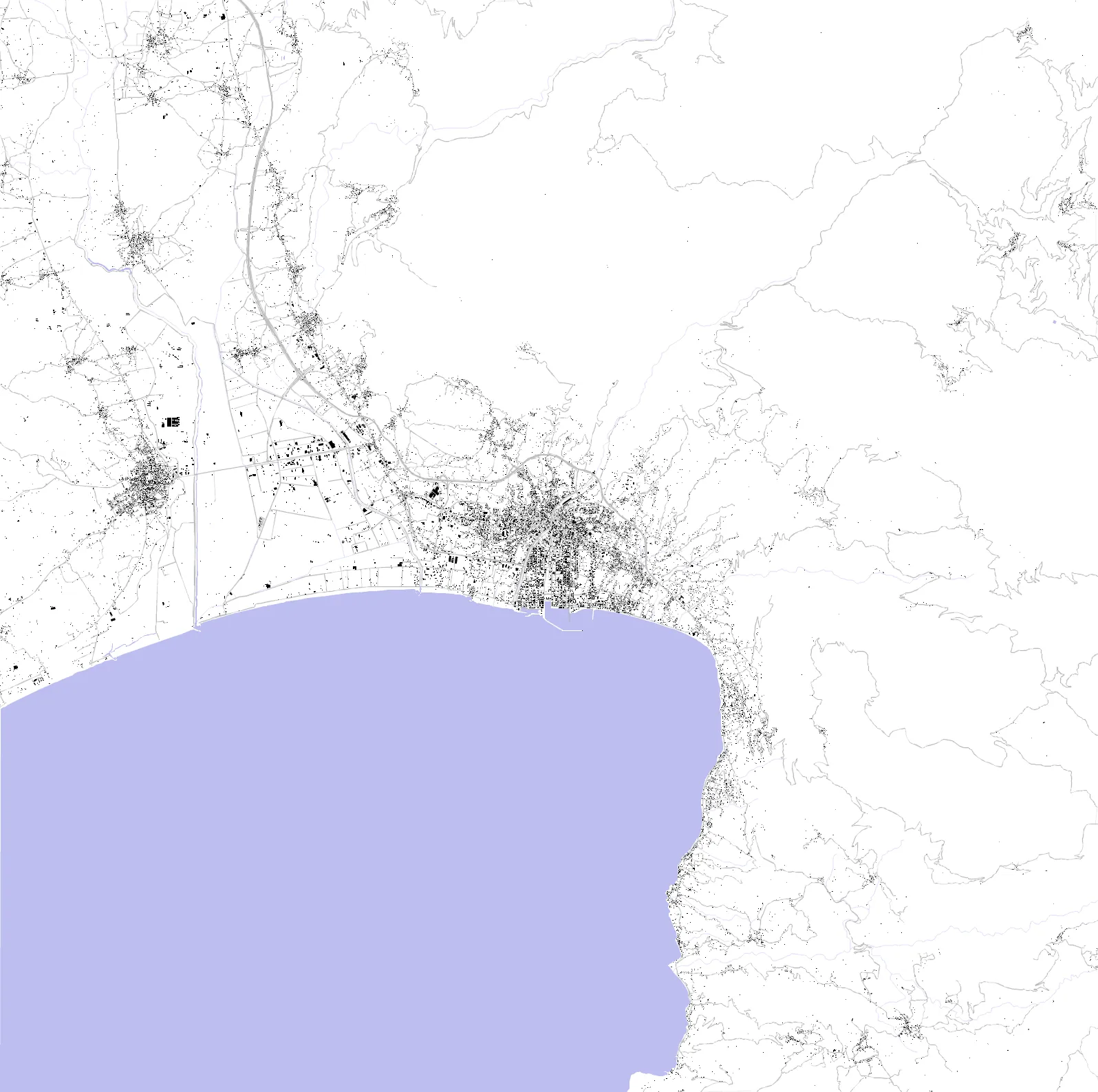 Kalamata Schwarzplan