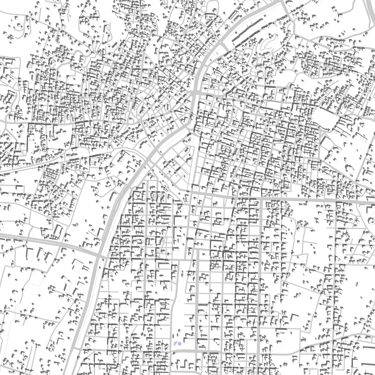 Kalamata Lageplan (2,5 km)