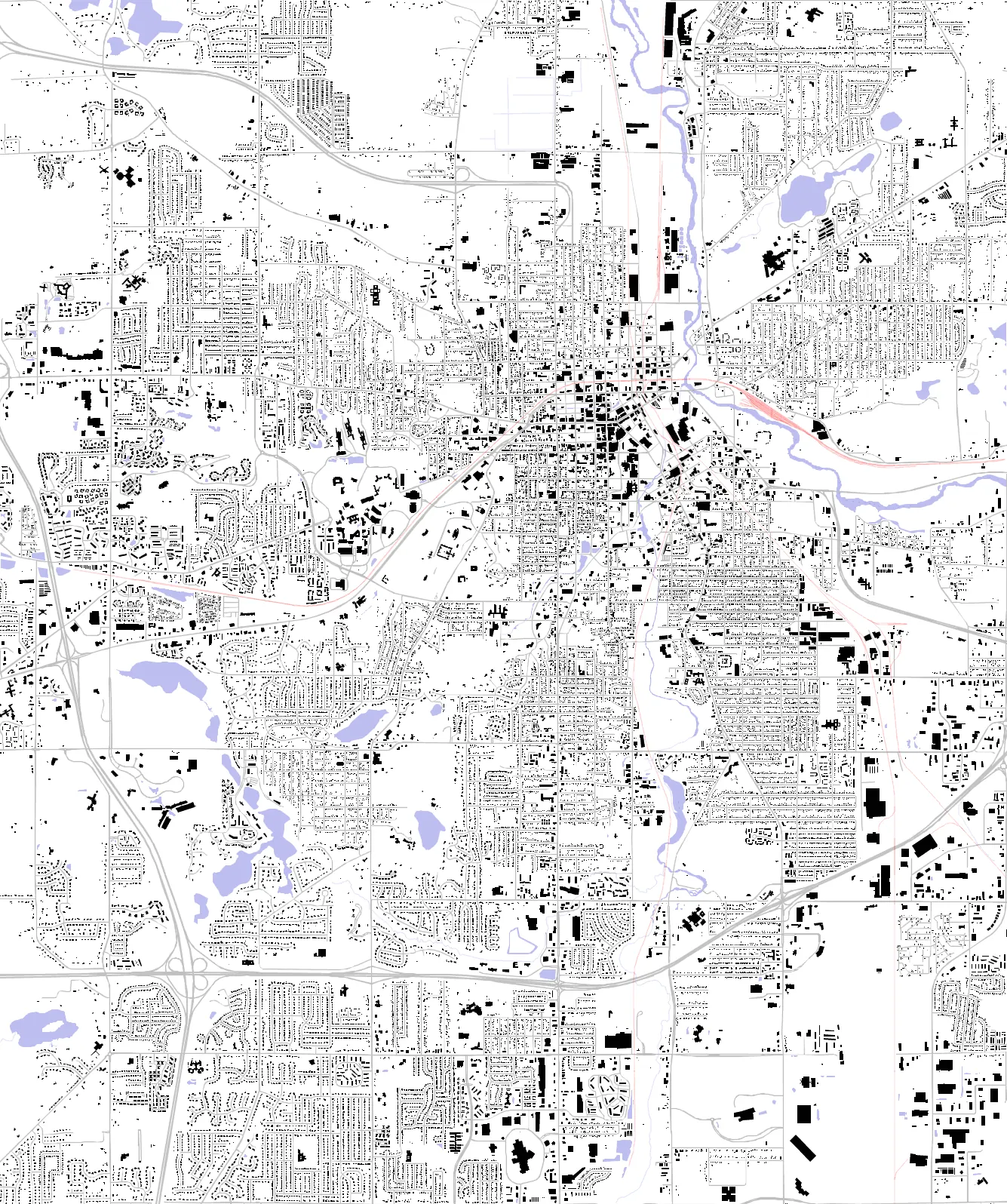 Kalamazoo figure ground plan