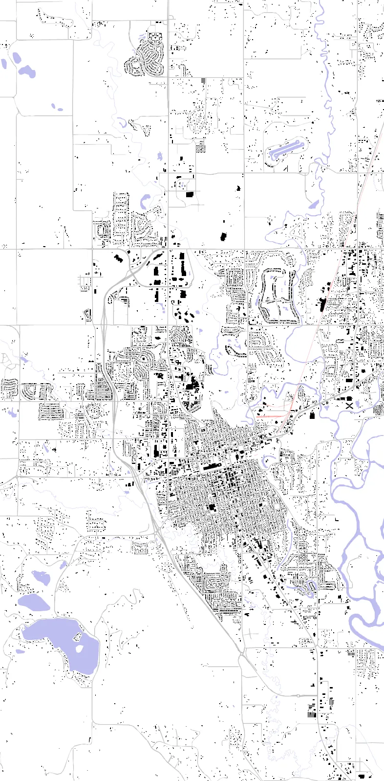 Kalispell Schwarzplan
