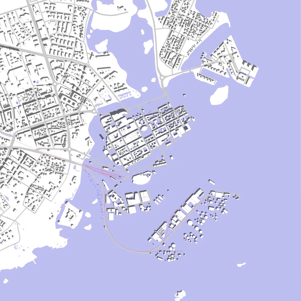 Kalmar Lageplan (2,5 km)