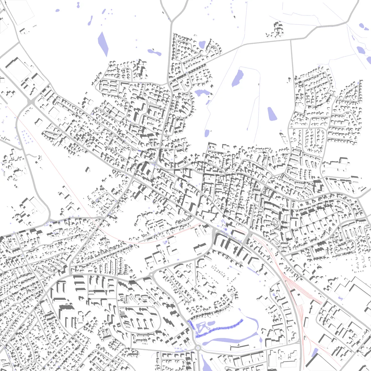 Kaltenkirchen Lageplan (2,5 km)