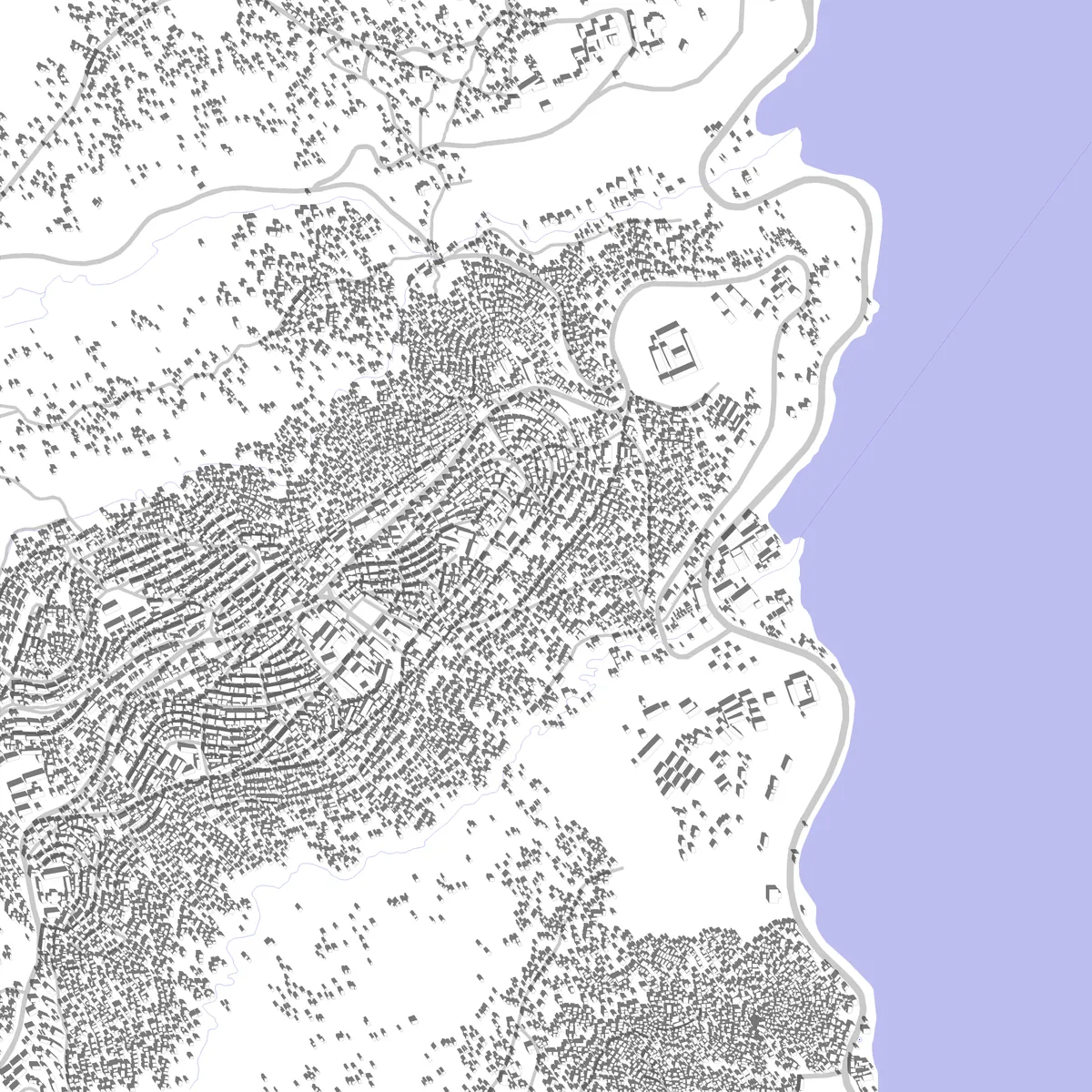Kamembe plan de situation (2,5 km)