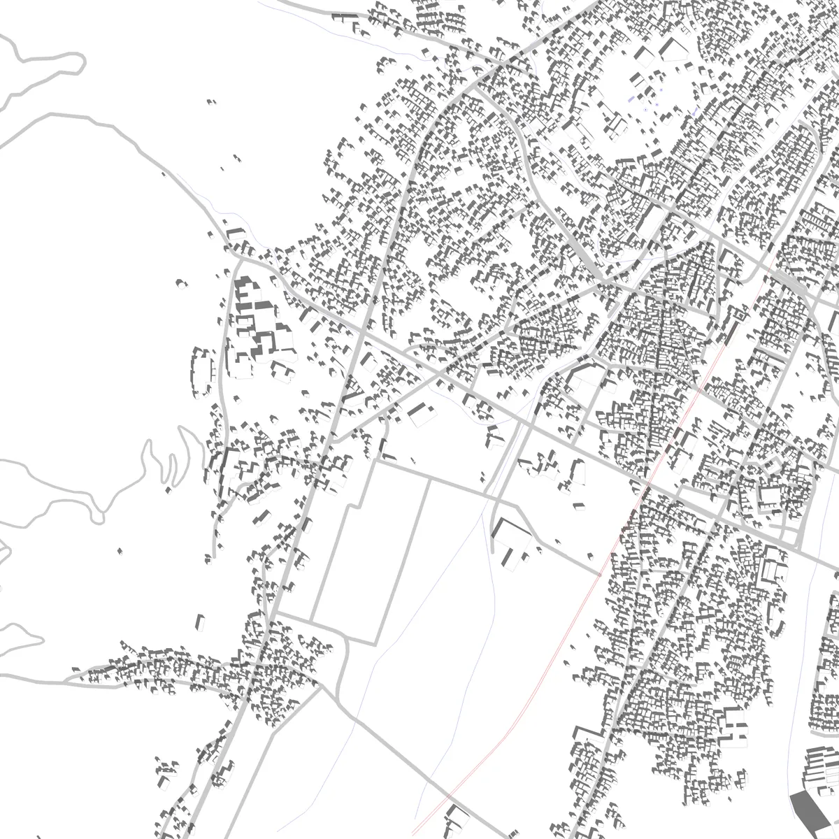 Kaminoyama site plan (2.5 km)