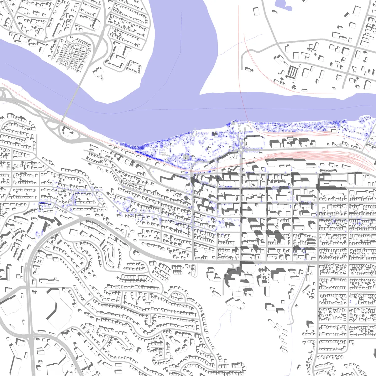 Kamloops site plan (2.5 km)