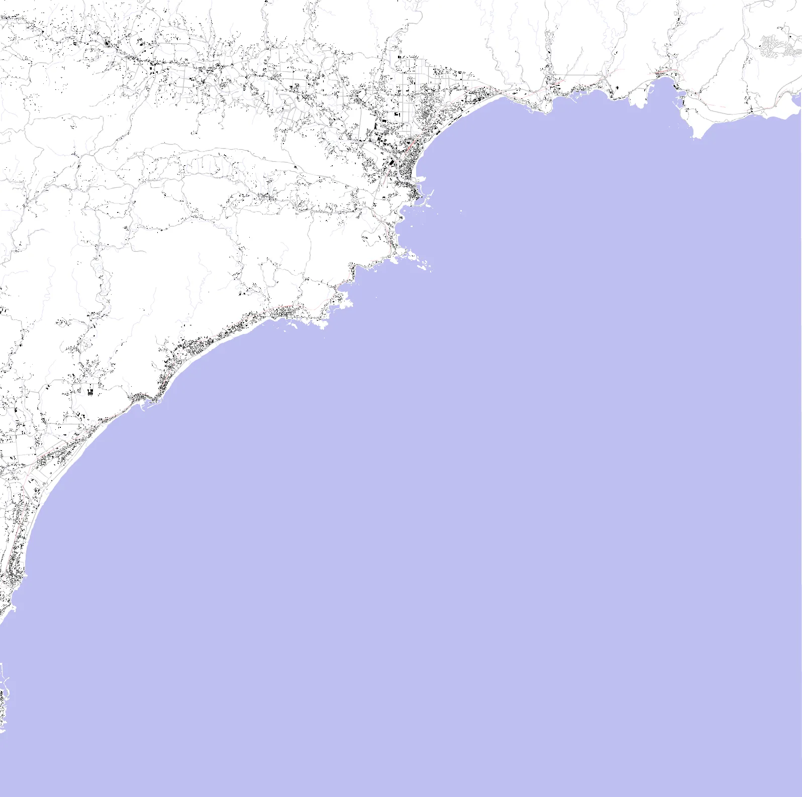 Kamogawa figure ground plan