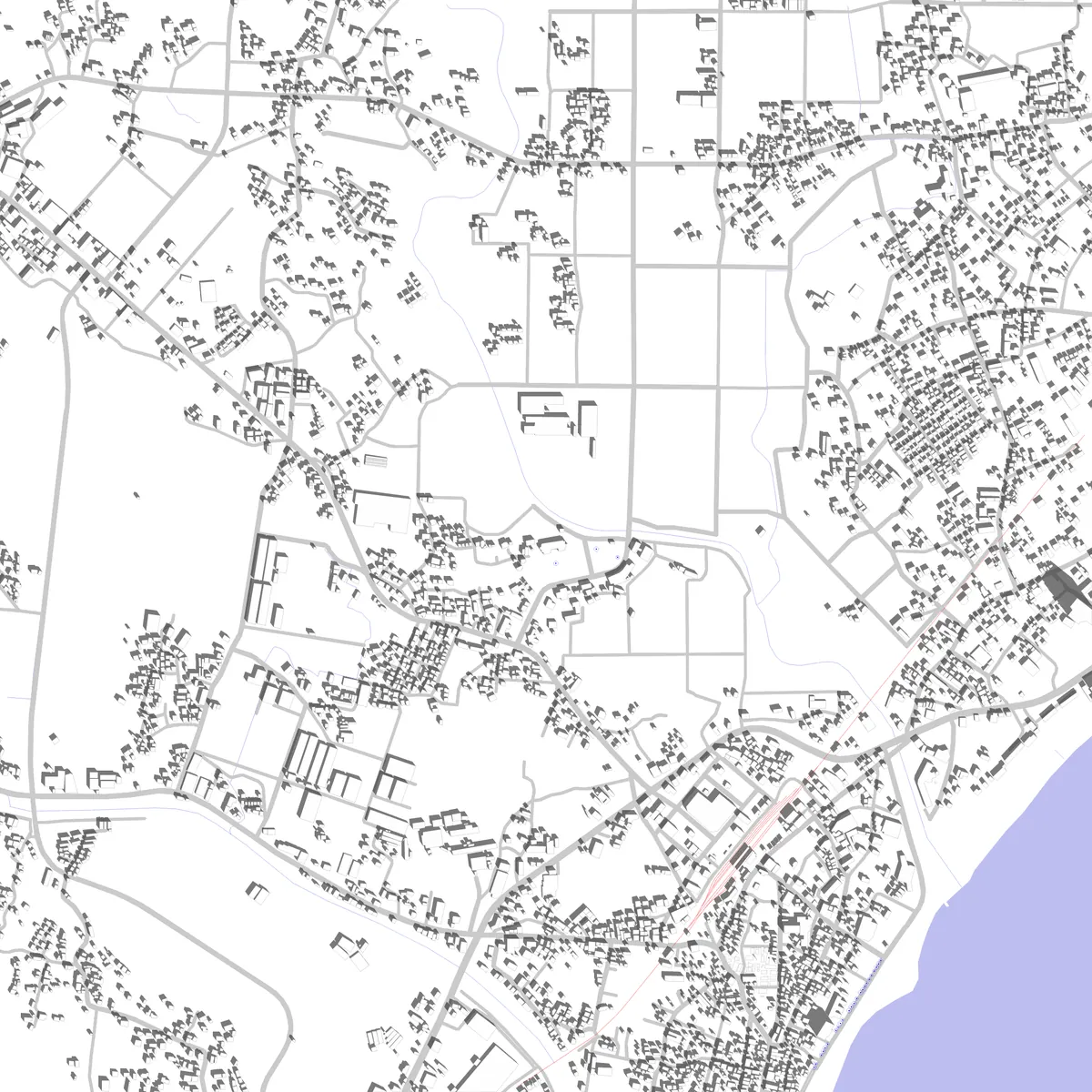 Kamogawa site plan (2.5 km)