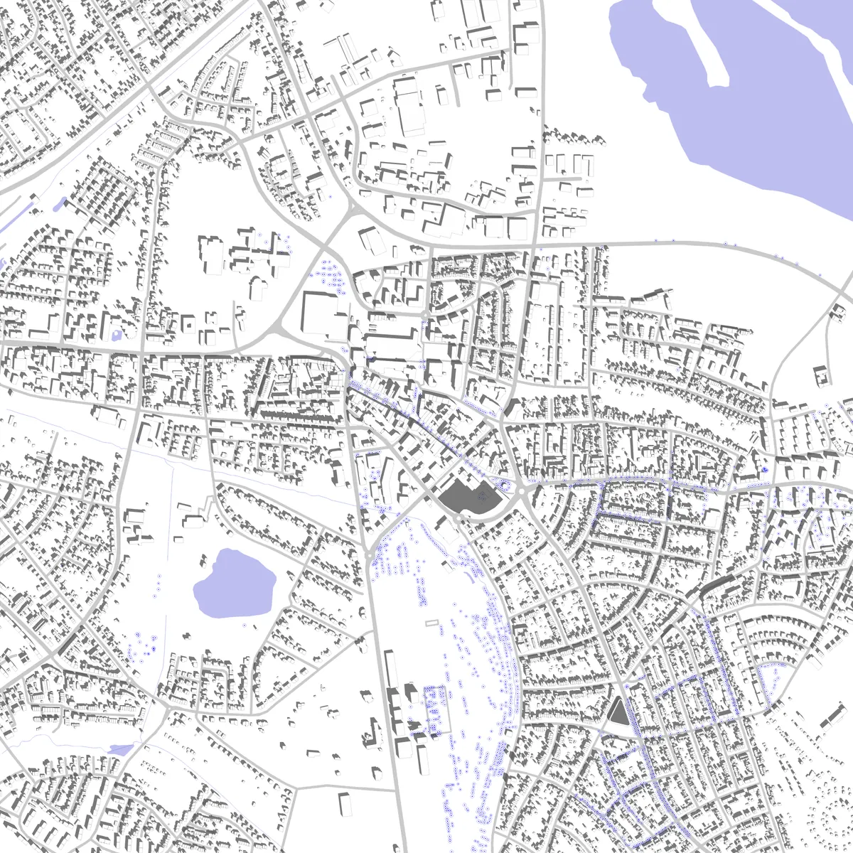 Kamp-Lintfort Lageplan (2,5 km)