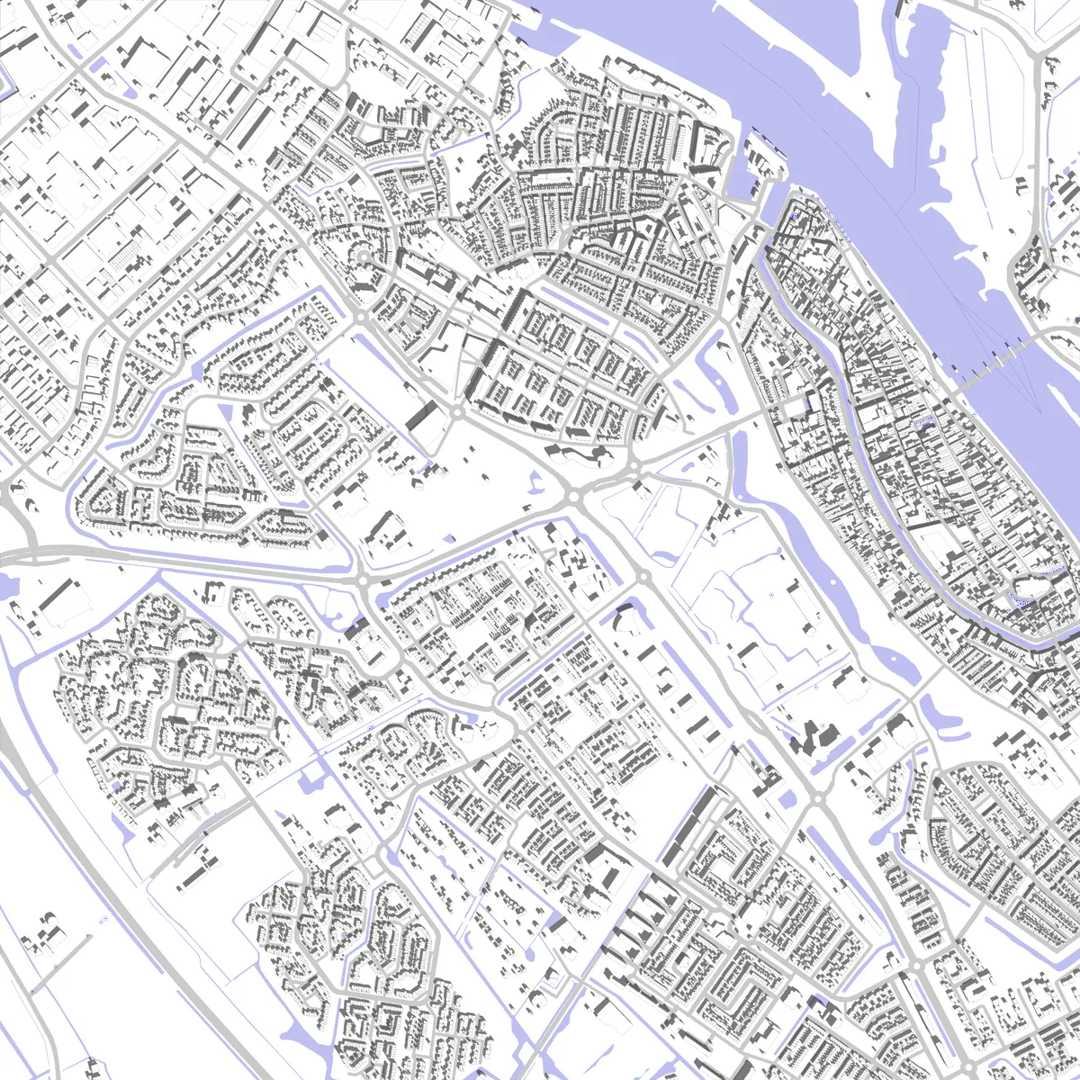 Kampen situatieplan (2,5 km)