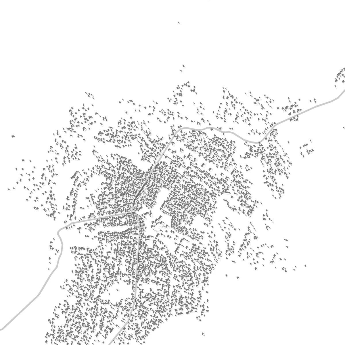 Kampene plan de situation (2,5 km)