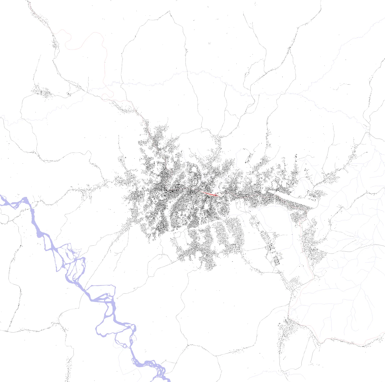 Kananga Schwarzplan
