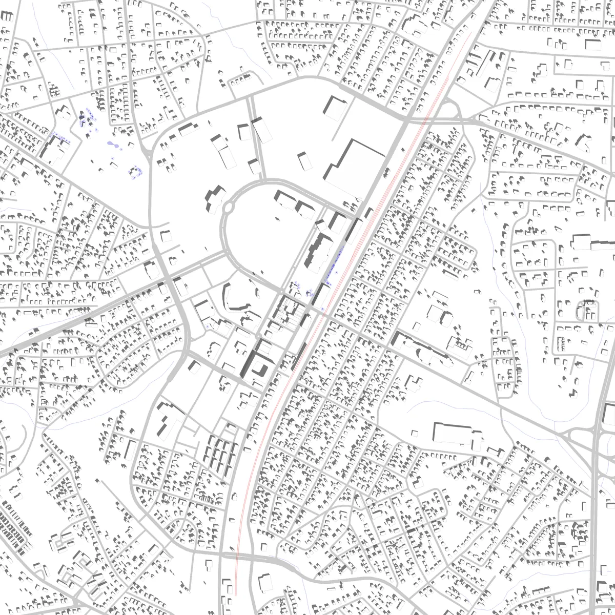 Kannapolis site plan (2.5 km)