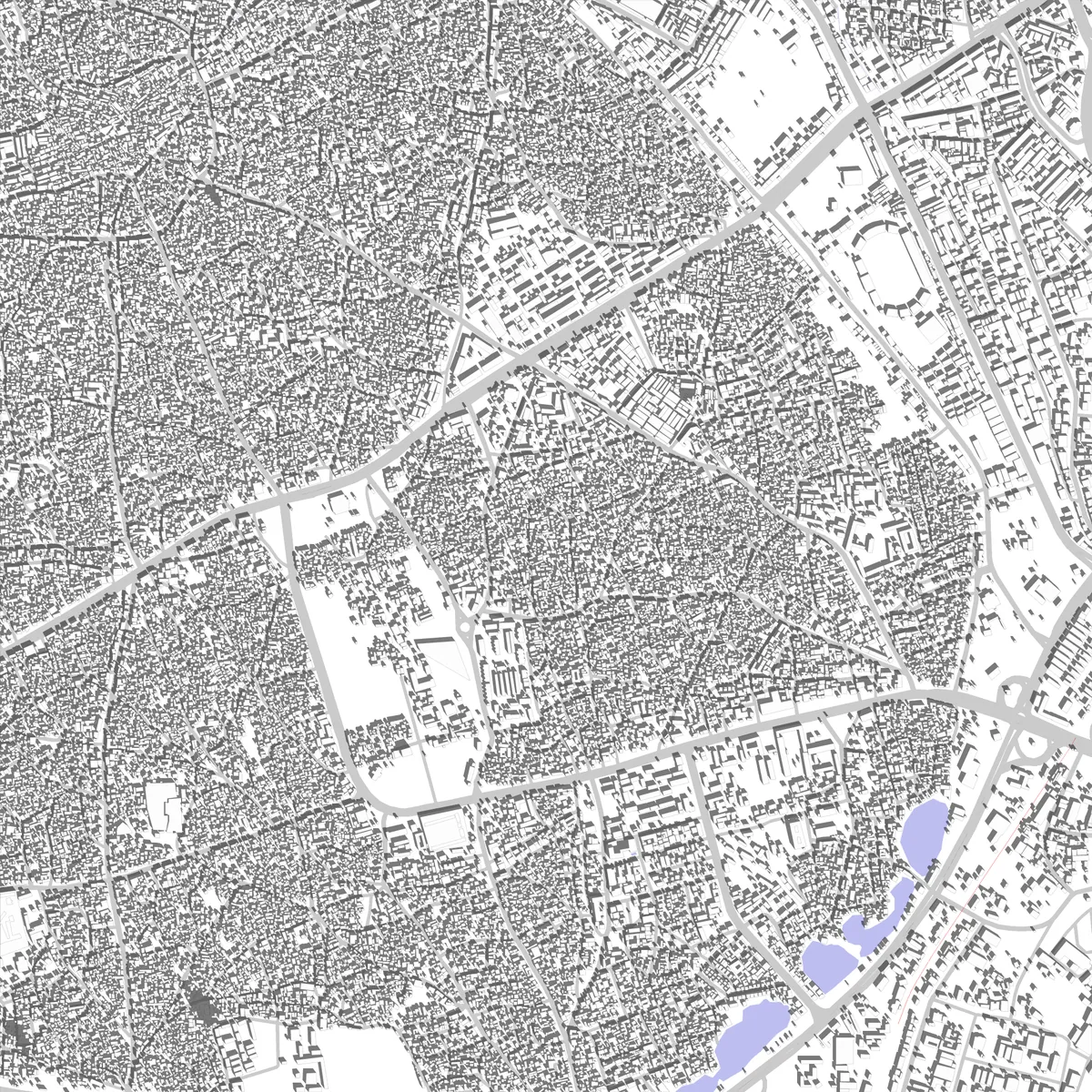 Kano Lageplan (2,5 km)
