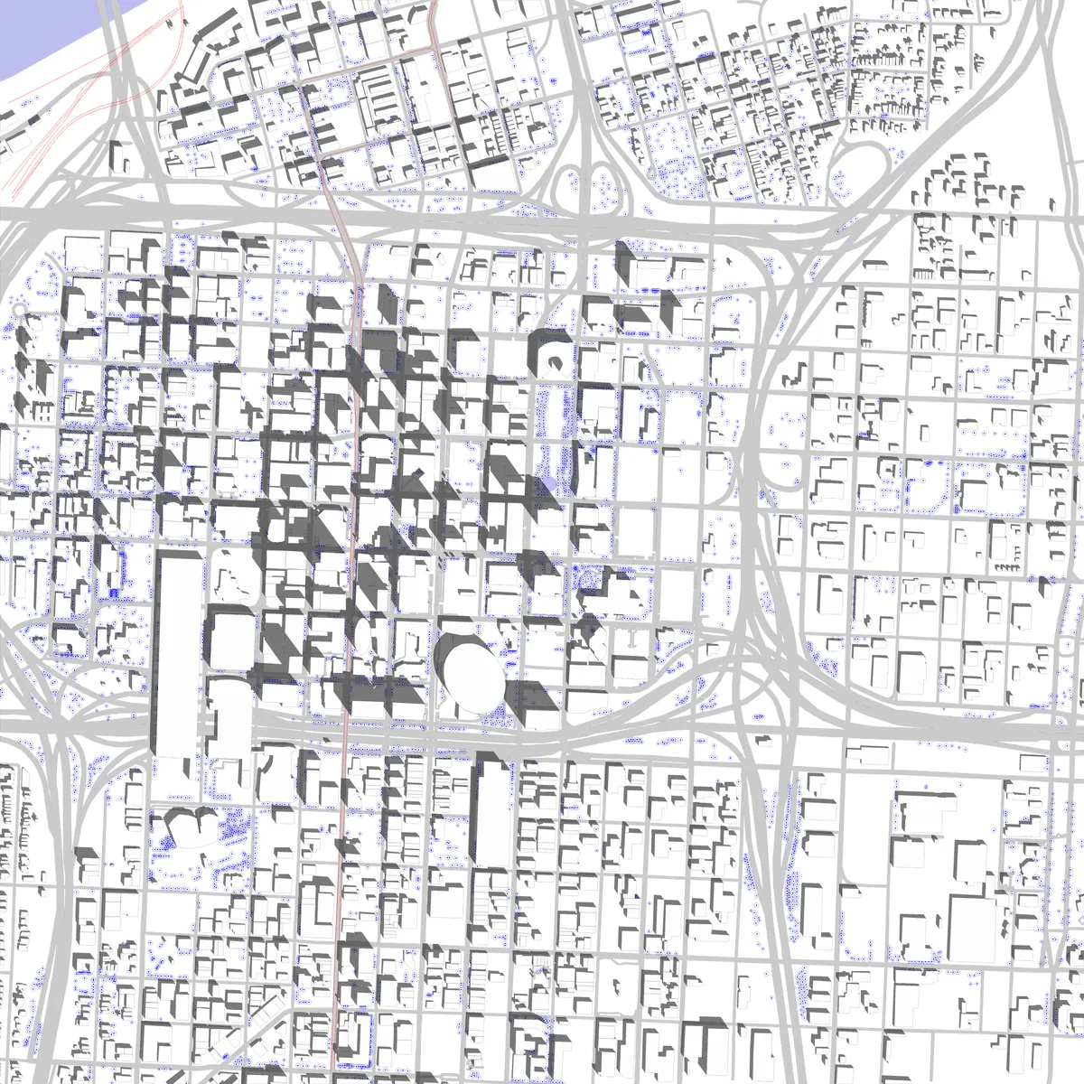 Kansas City site plan (2.5 km)