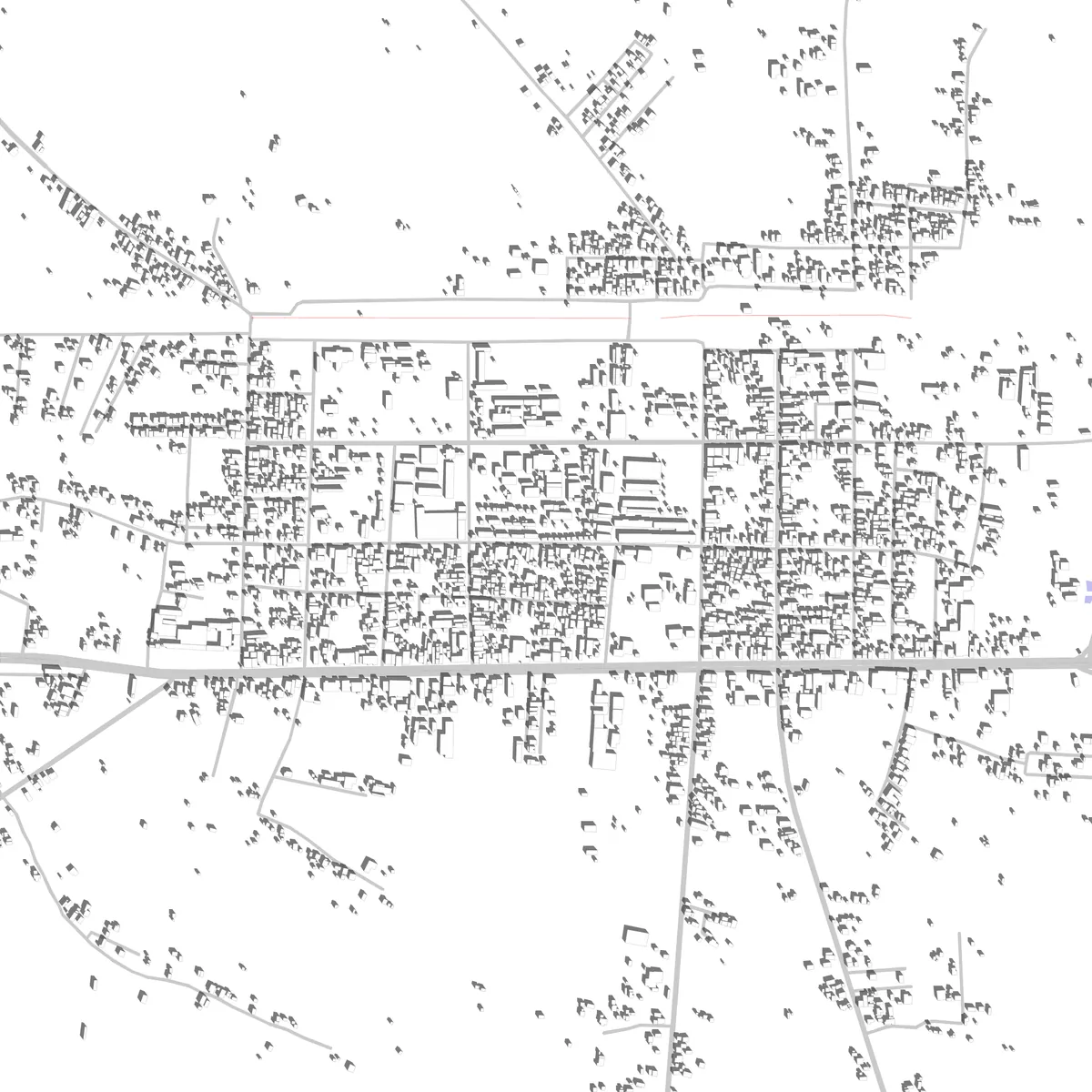 Kanthararom Lageplan (2,5 km)