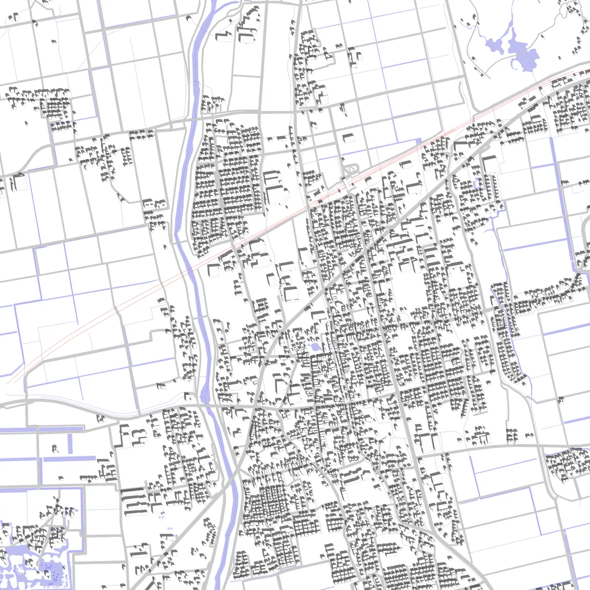 神埼 敷地図 (2.5 km)