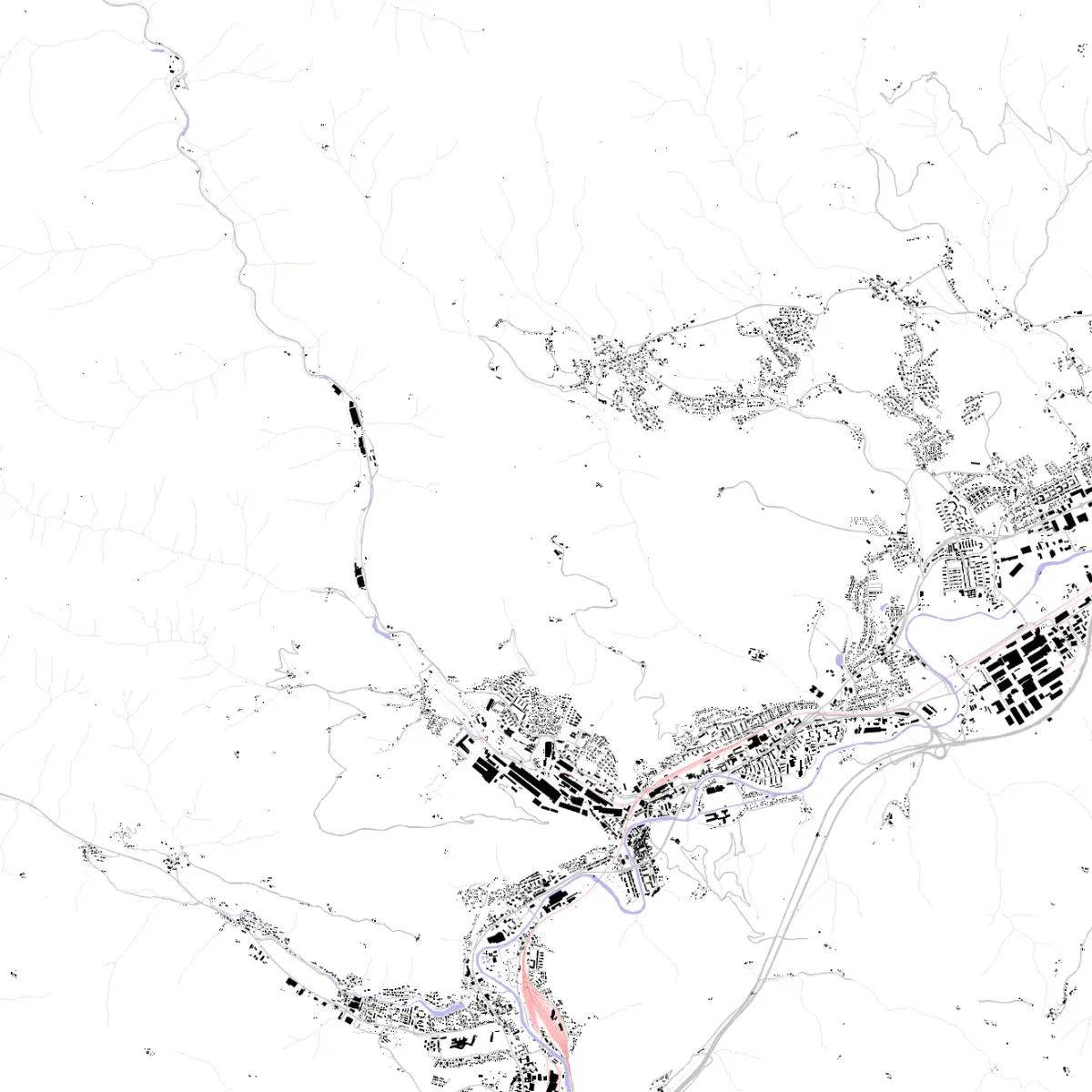 Kapfenberg Site Plan | Lageplan & Schwarzplan DWG | CAD ATLAS