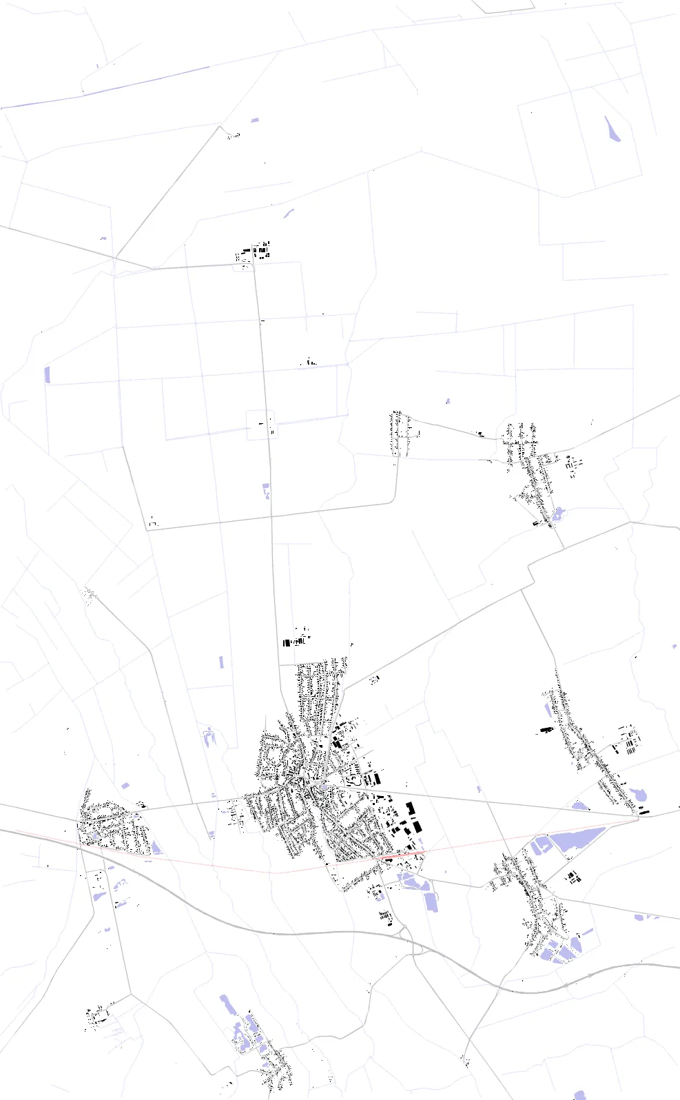 Kapuvár figure ground plan