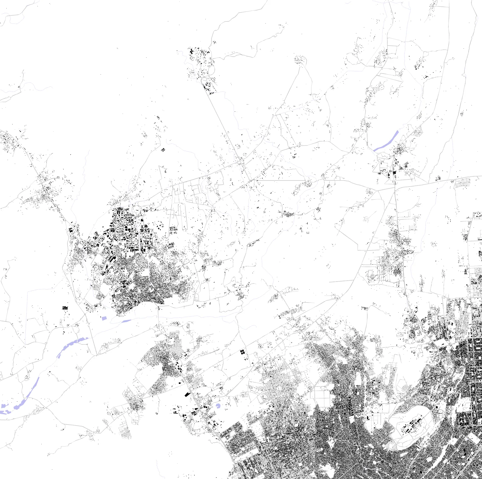 Karachi figure ground plan