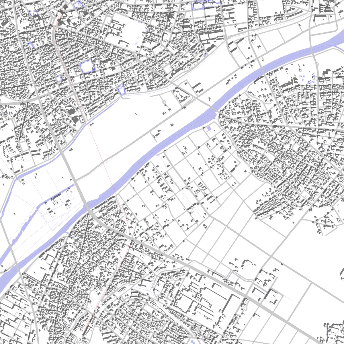 Kariya Lageplan (2,5 km)