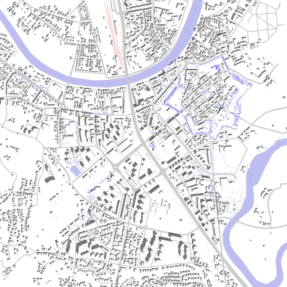Karlovac site plan (2.5 km)