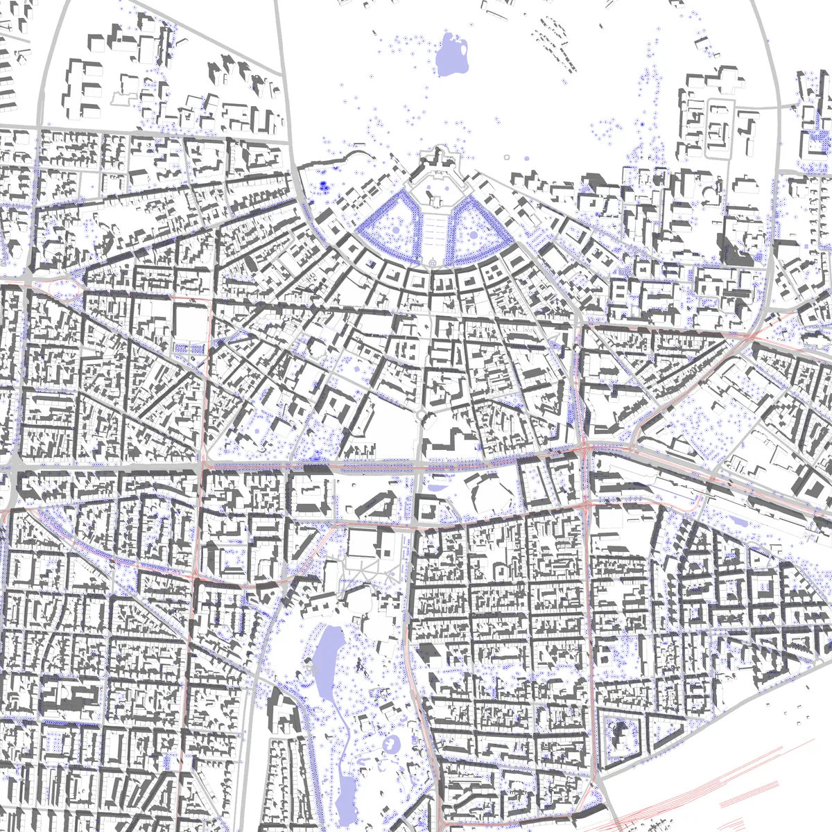 Karlsruhe Lageplan (2,5 km)