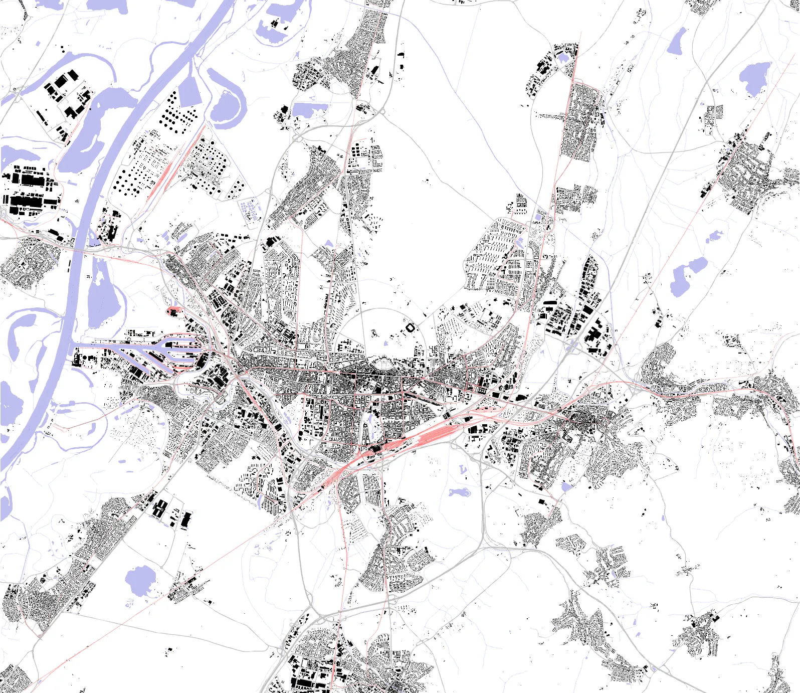 Karlsruhe Schwarzplan