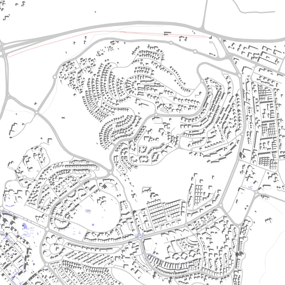 Karmiel Lageplan (2,5 km)