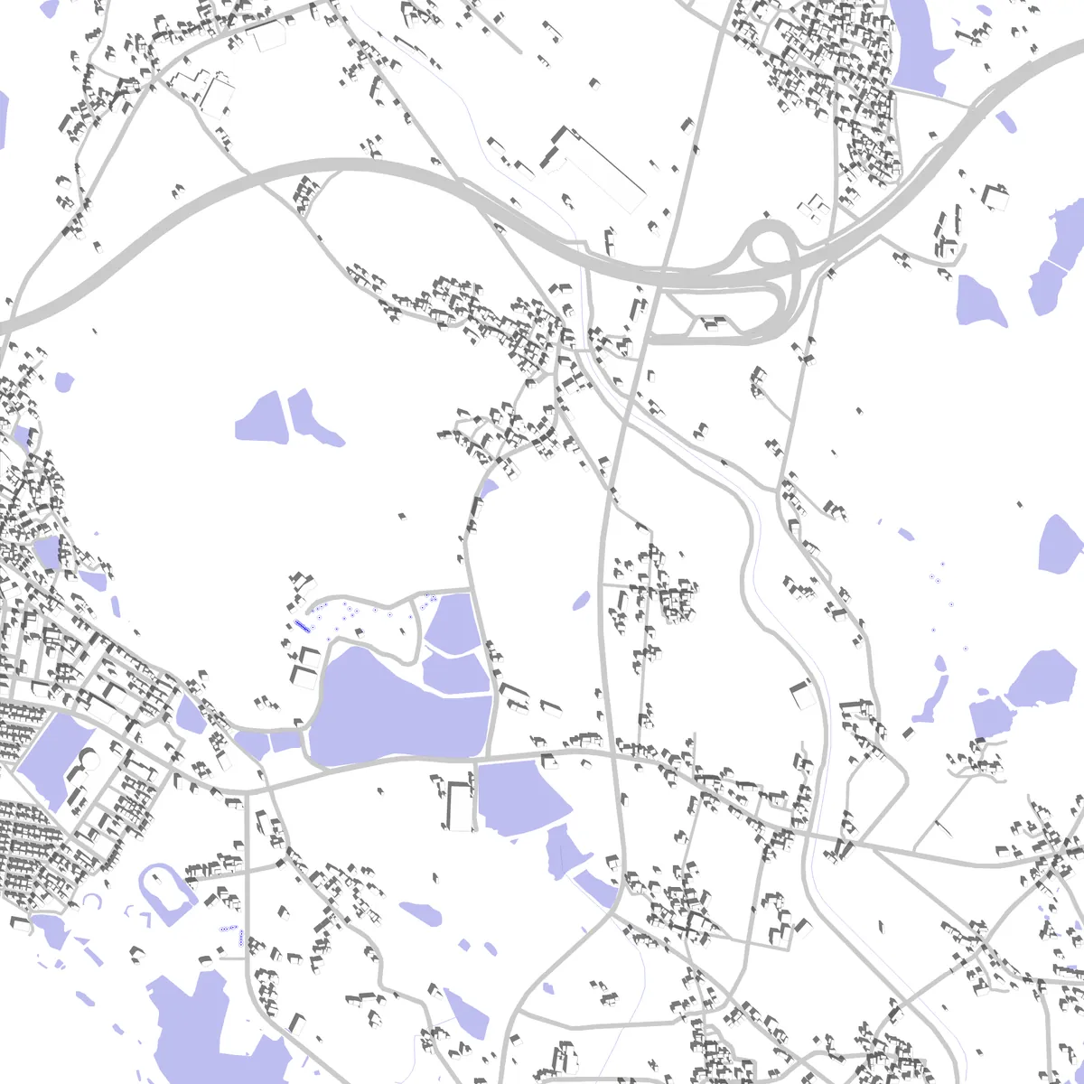 加西 敷地図 (2.5 km)