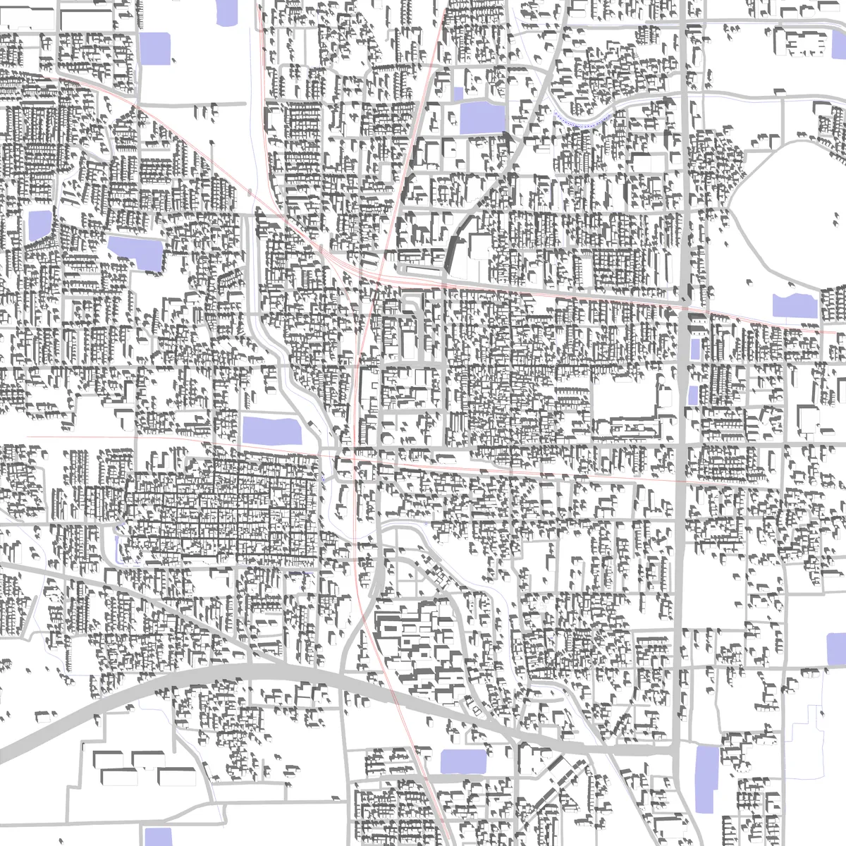 Kashihara Lageplan (2,5 km)