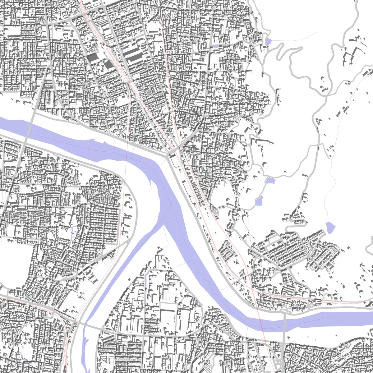 Kashiwara site plan (2.5 km)