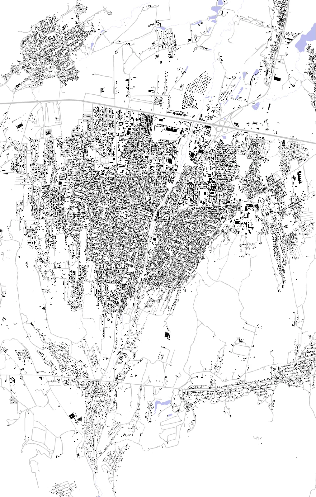 Kaskelen figure ground plan