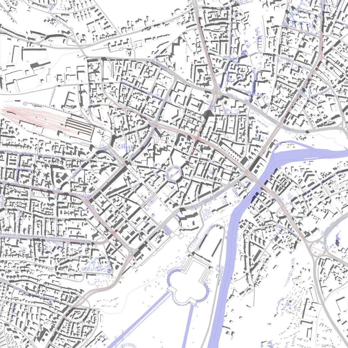 Kassel Lageplan (2,5 km)