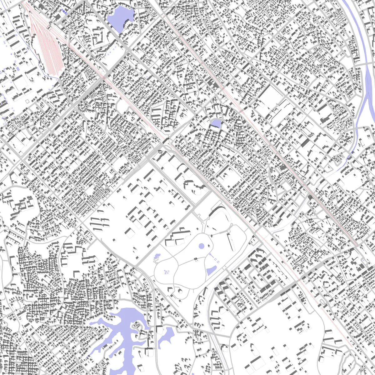 Kasuga site plan (2.5 km)