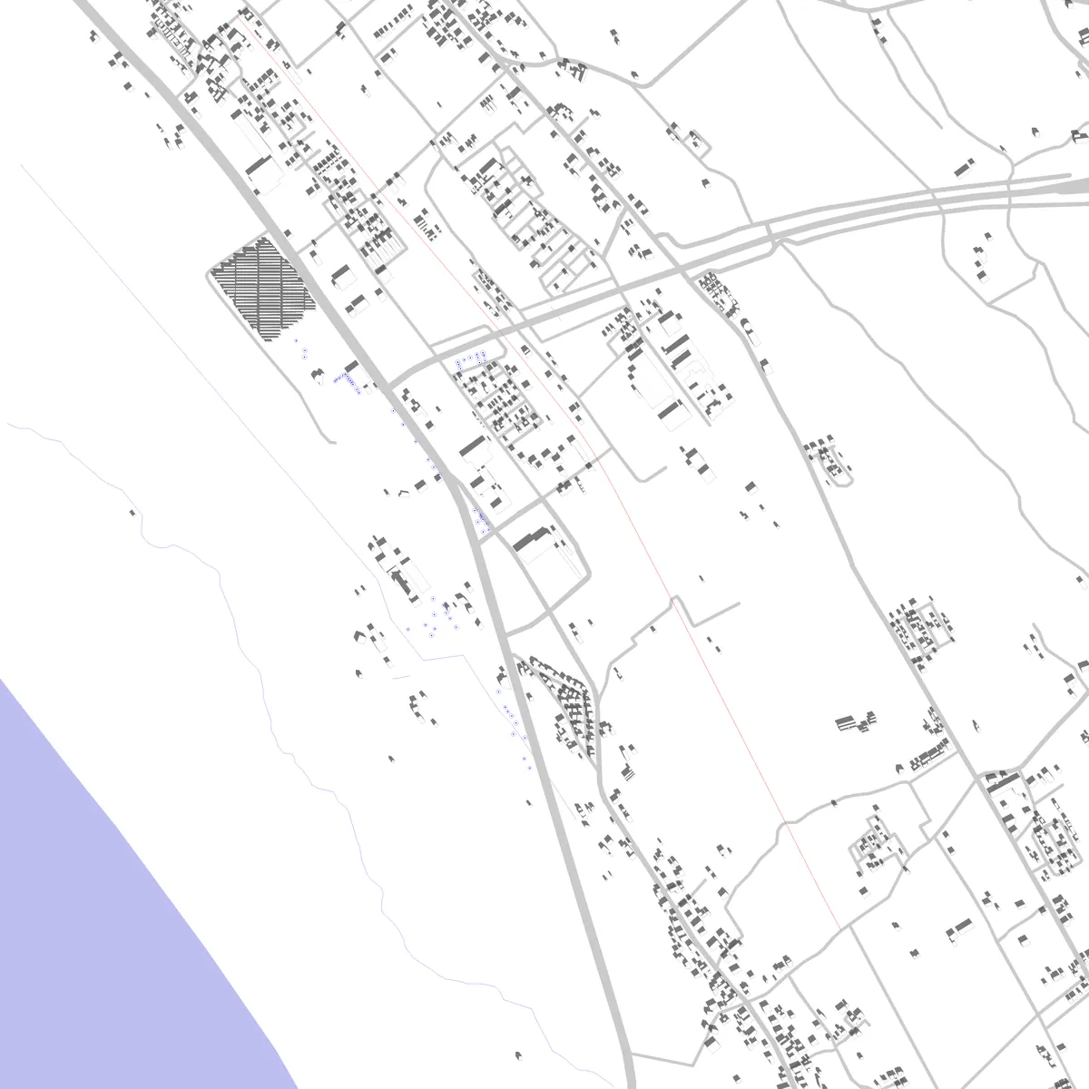 Katagami site plan (2.5 km)