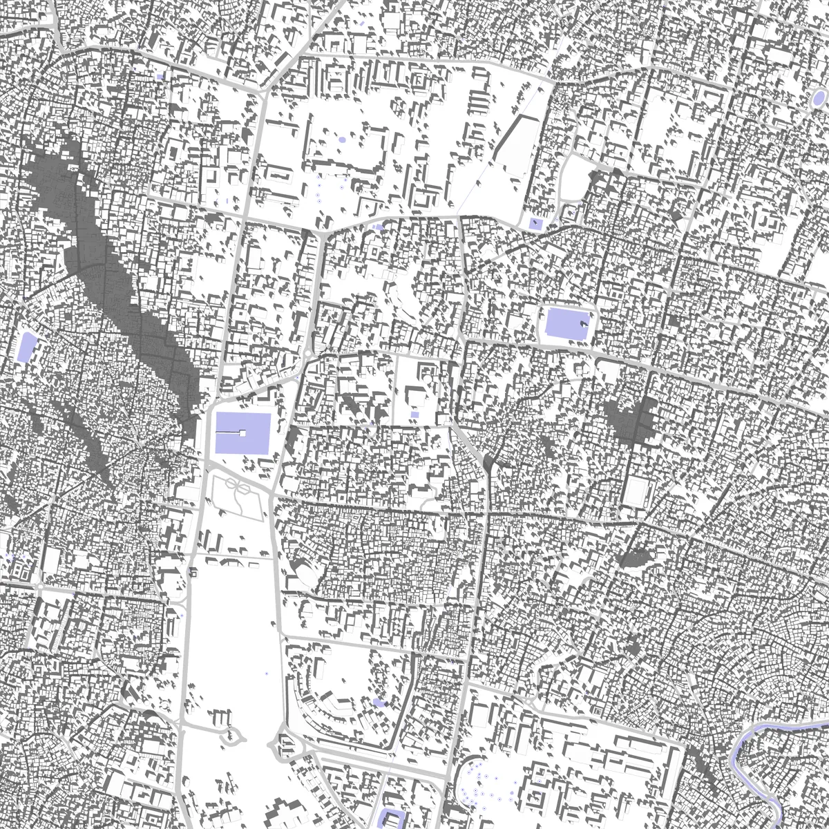 Kathmandu site plan (2.5 km)
