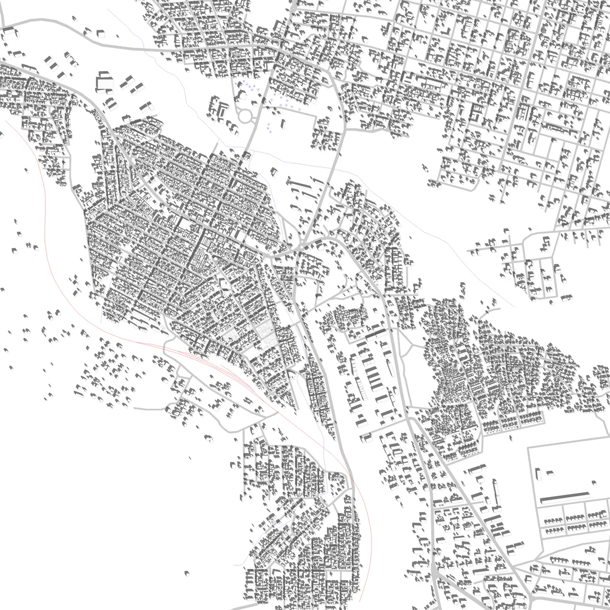 Kati plan de situation (2,5 km)