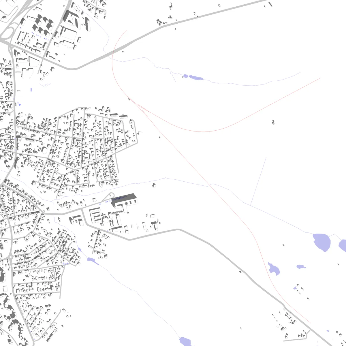 Katowice site plan (2.5 km)