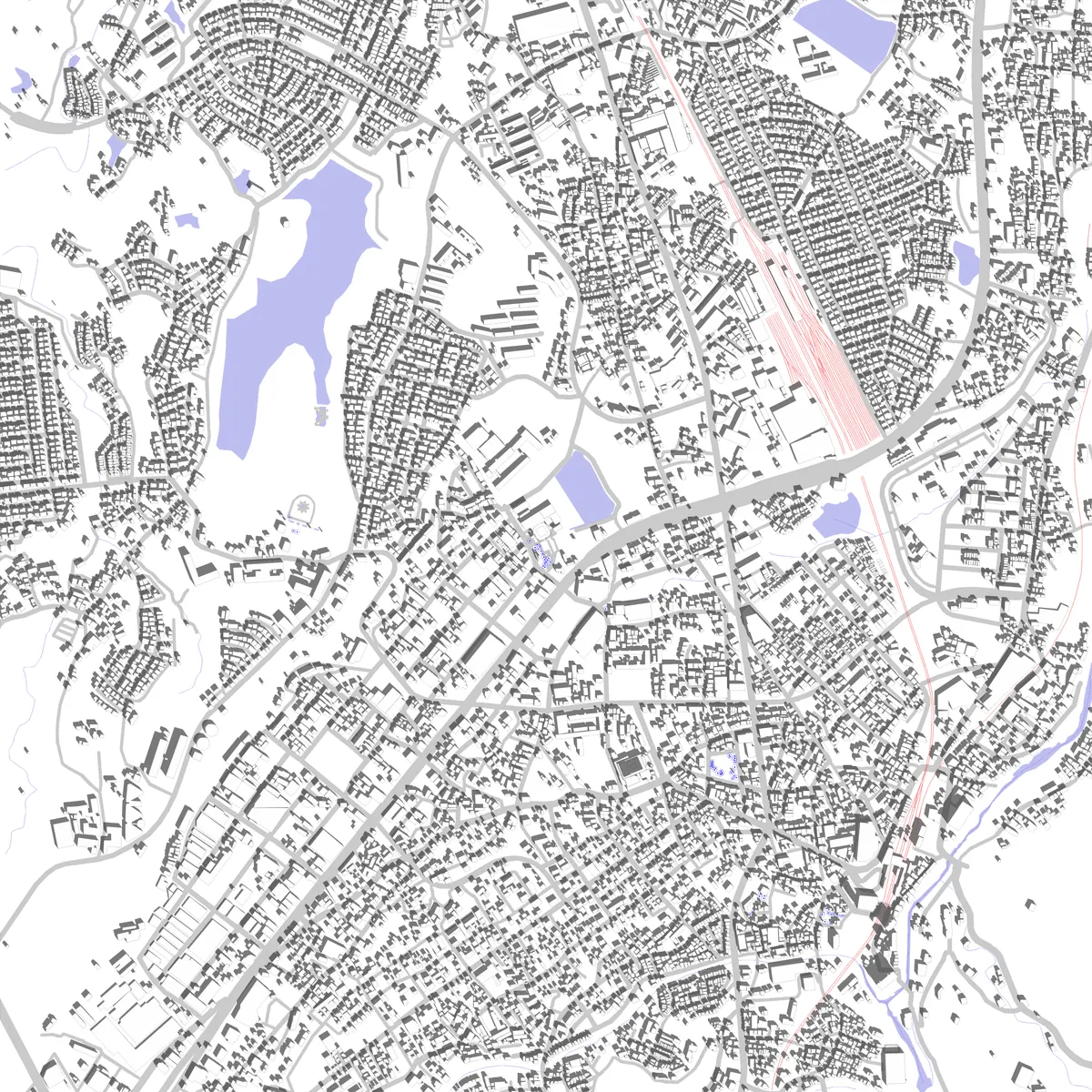 Kawachinagano site plan (2.5 km)