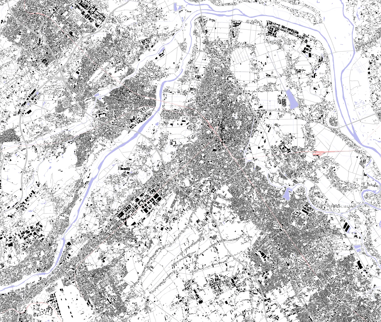 Kawagoe figure ground plan
